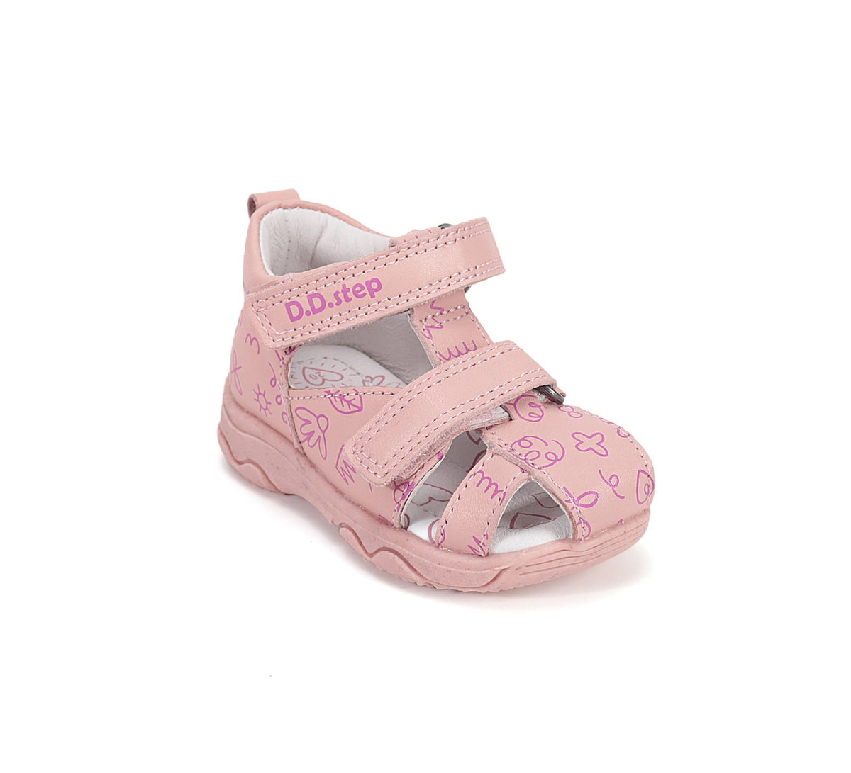 D.D.Step Sandals for Girls Pink G064-61994AM