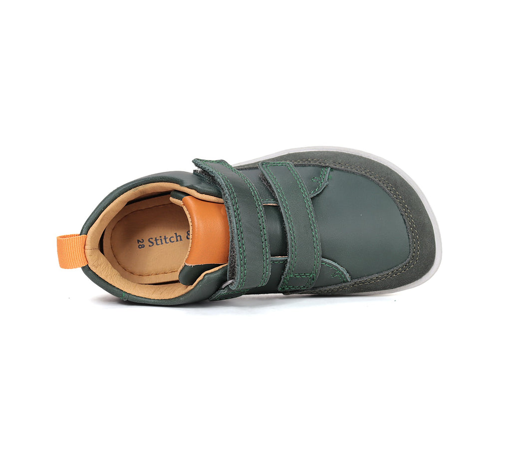 D.D.Step barefoot повседневная обувь для мальчиков зеленая S088-61168