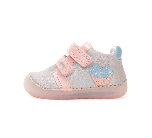 D.D.Step barefoot laisvalaikio batai mergaitėms gelsvi S070-61798