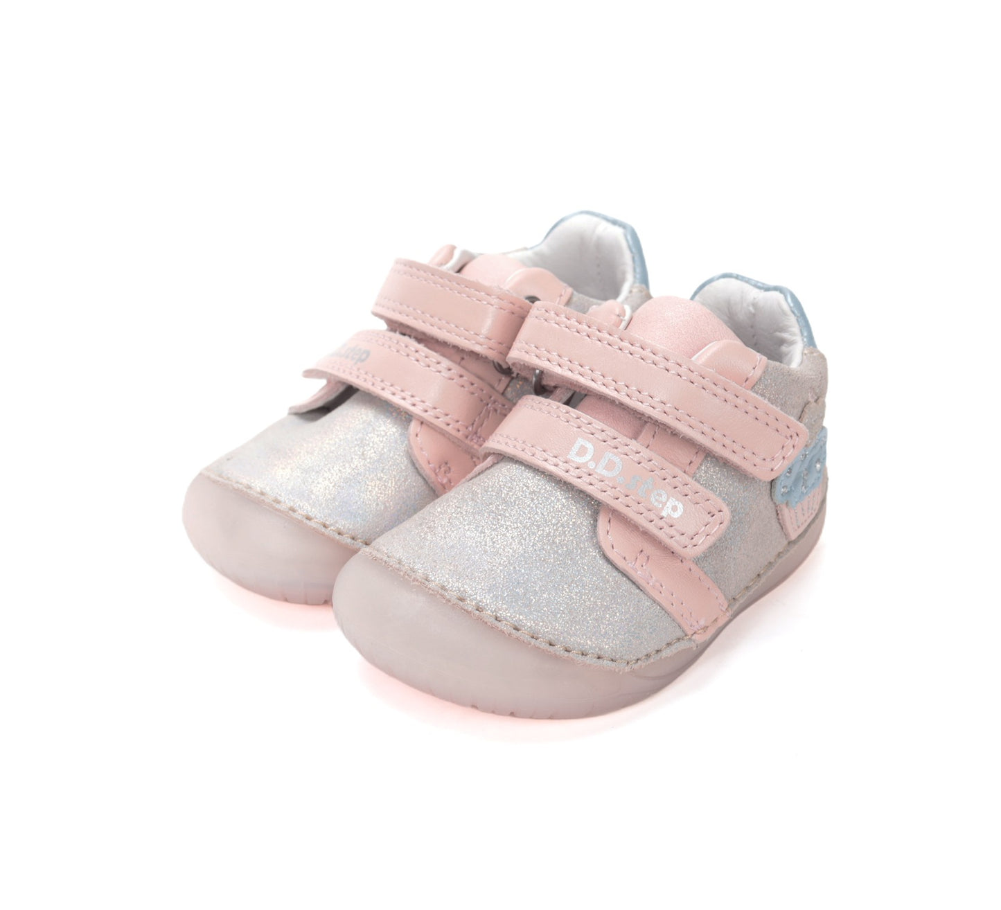 D.D.Step barefoot laisvalaikio batai mergaitėms gelsvi S070-61798