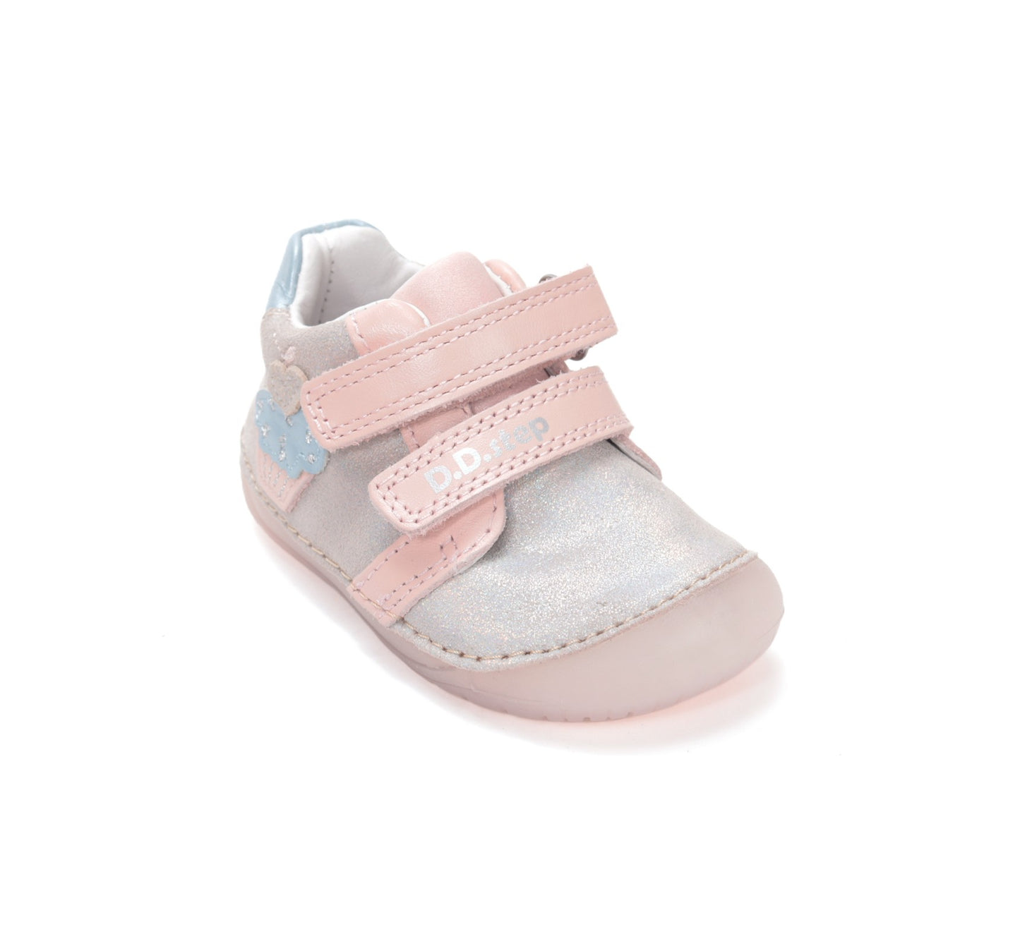 D.D.Step barefoot laisvalaikio batai mergaitėms gelsvi S070-61798