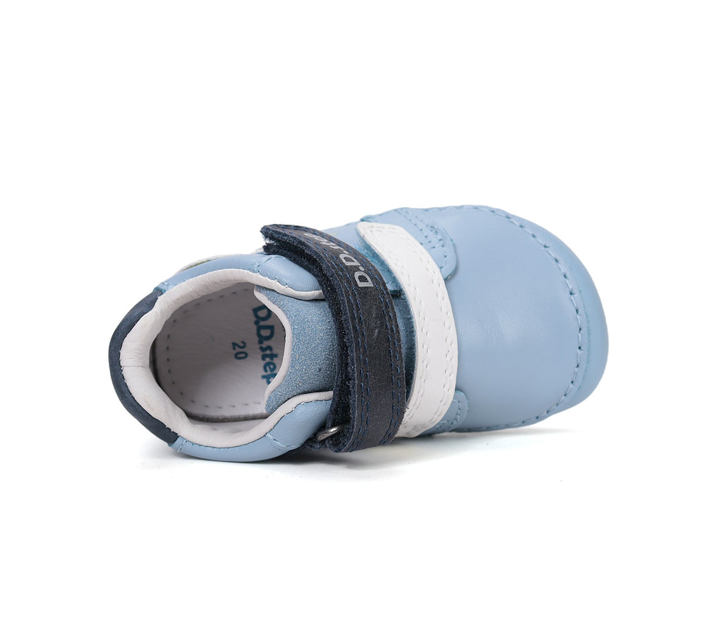 Детские повседневные ботинки D.D.Step barefoot для мальчиков синие S070-61995A