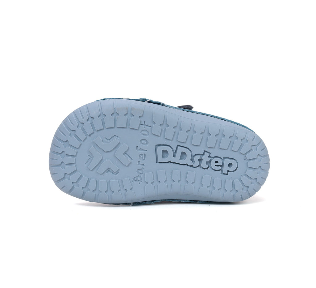 Детские повседневные ботинки D.D.Step barefoot для мальчиков синие S070-61995A