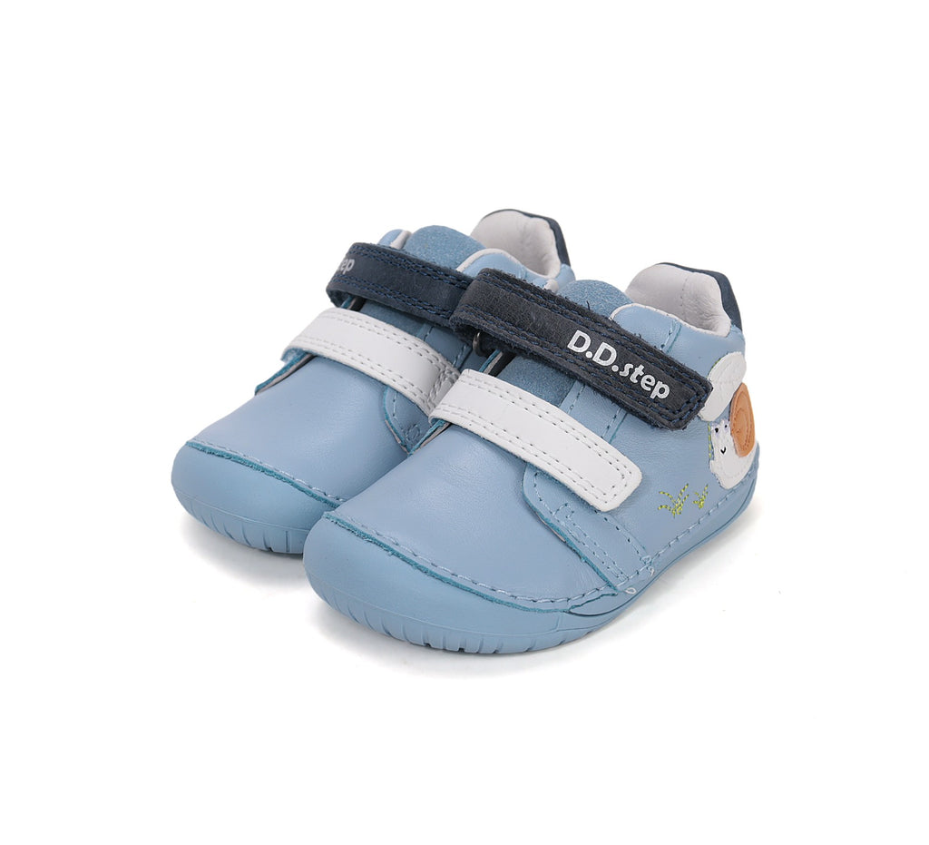 Детские повседневные ботинки D.D.Step barefoot для мальчиков синие S070-61995A