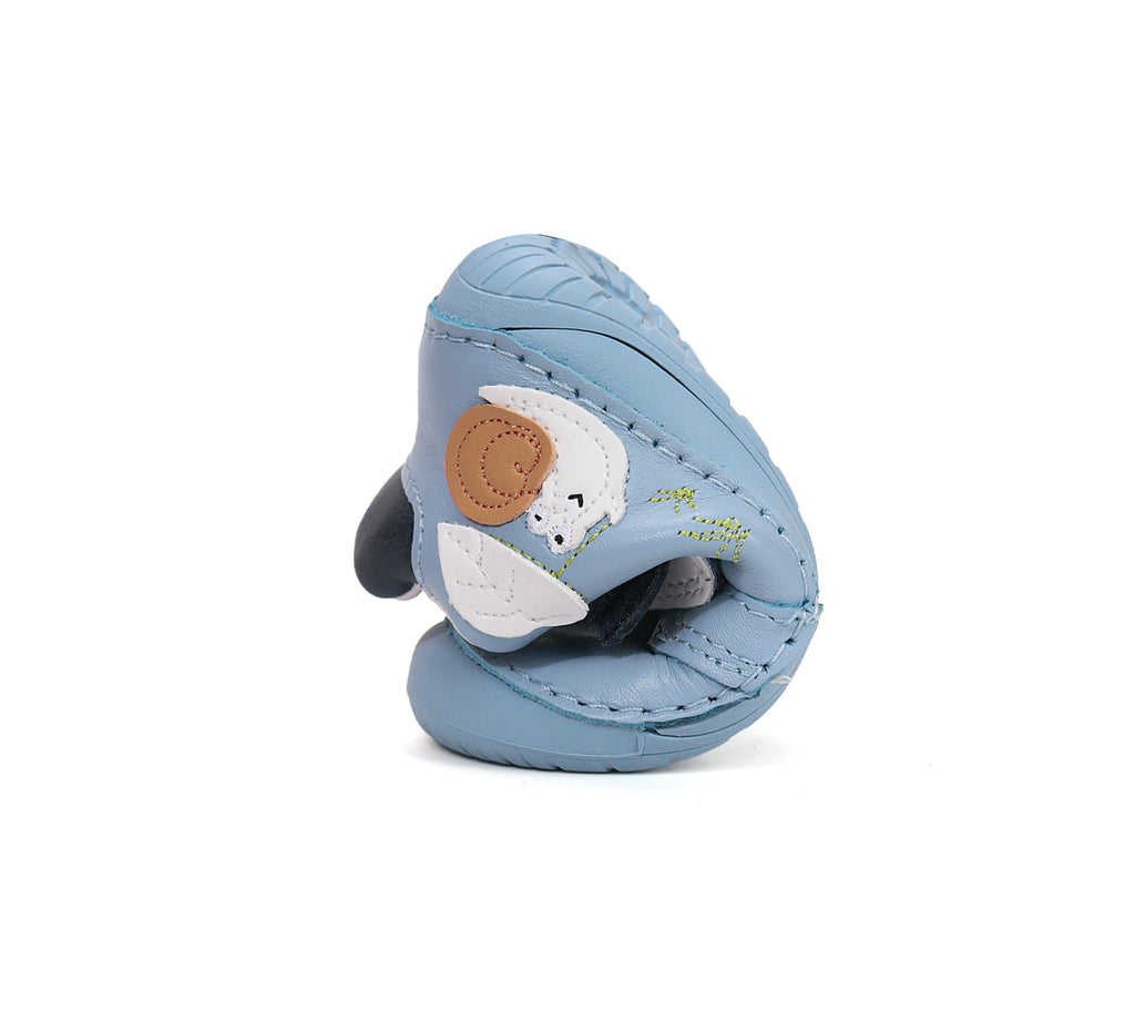 Детские повседневные ботинки D.D.Step barefoot для мальчиков синие S070-61995A