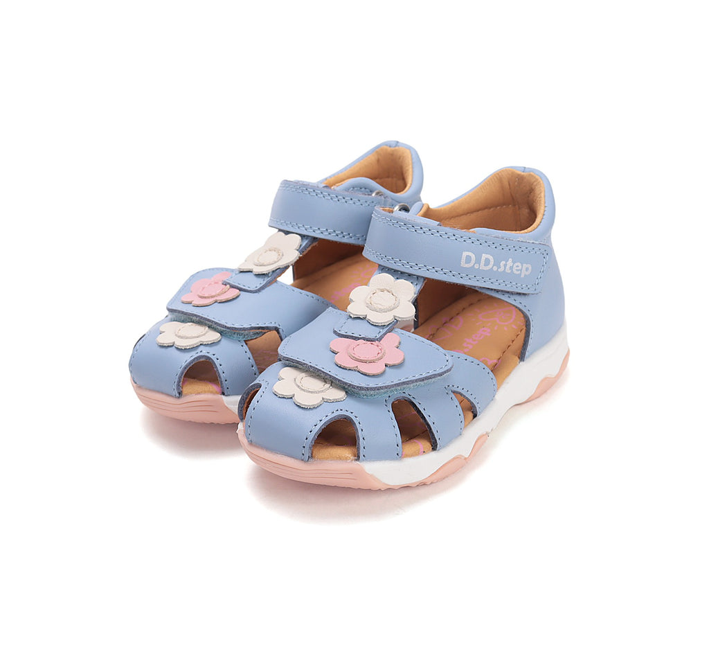 D.D.Step босоножки для девочек синие G064-61849AM