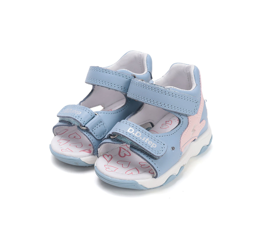 D.D.Step LED Sandals for Girls Blue G064-61965M