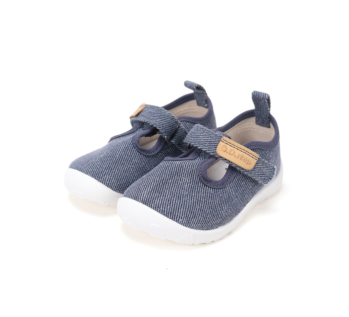 D.D.Step barefoot leisure shoes for girls canvas indoor C086-61089A