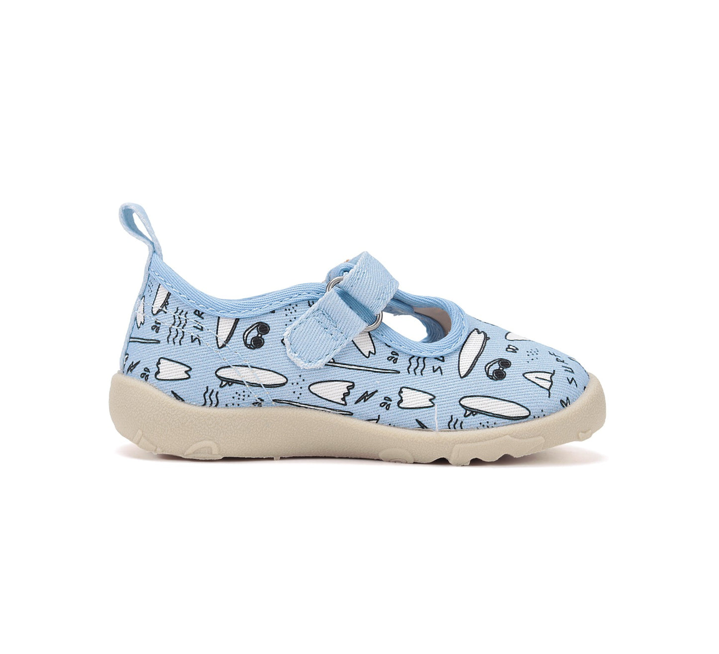D.D.Step barefoot leisure shoes for girls canvas indoor C086-61137A
