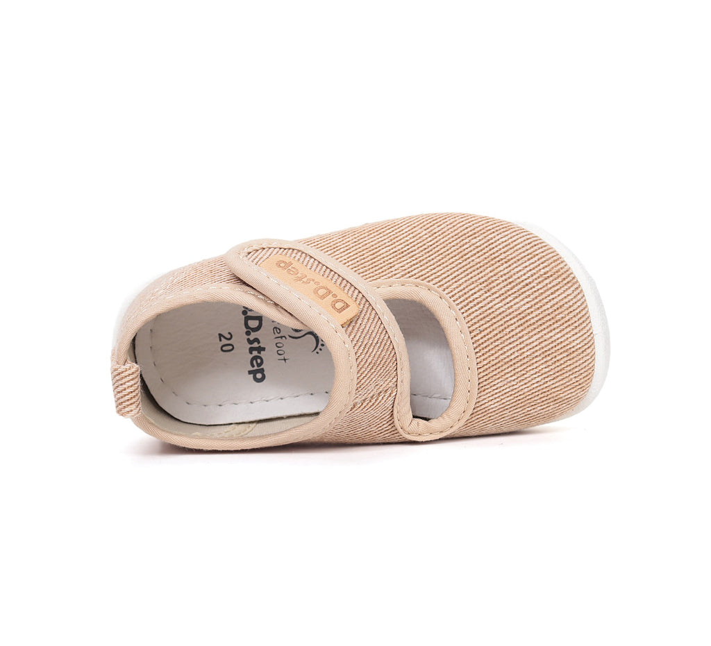 D.D.Step barefoot laisvalaikio batai mergaitėms canvas kambariniai C086-61730CM