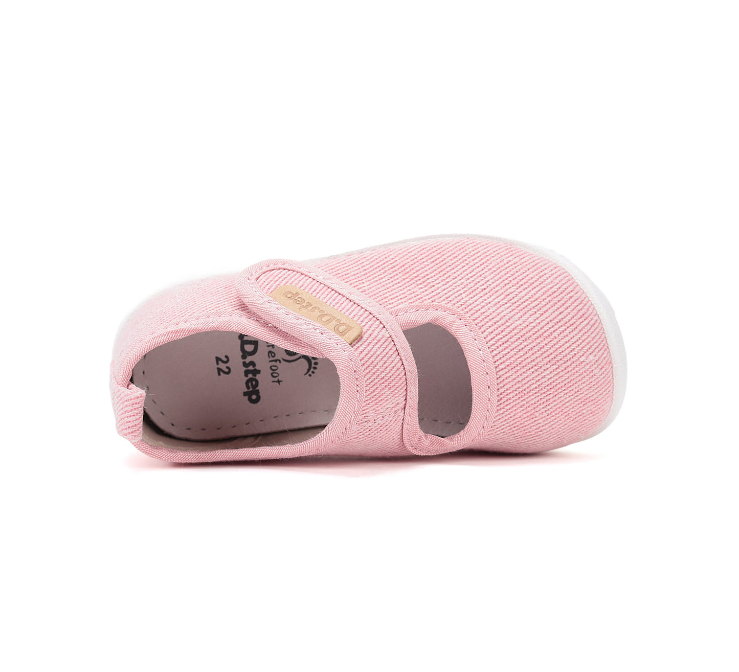 D.D.Step barefoot leisure shoes for girls canvas indoor C086-61730M