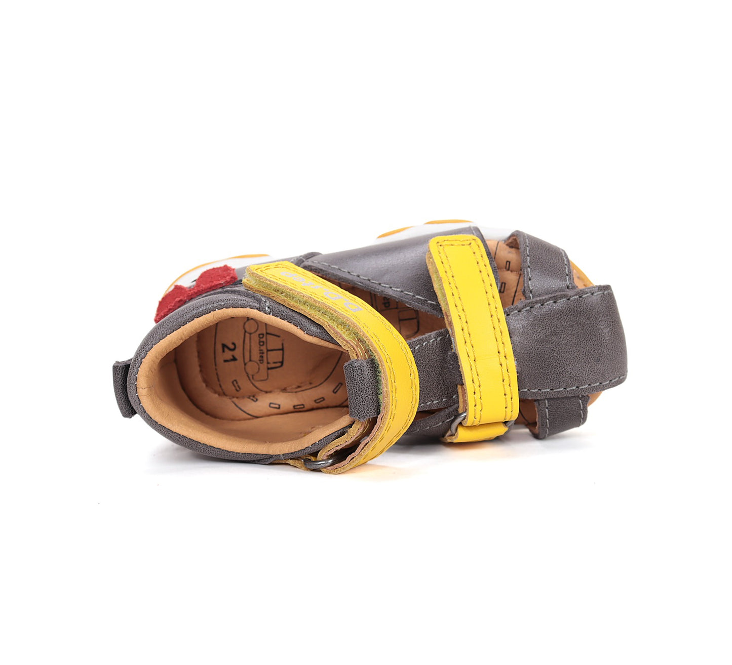 D.D.Step Sandals for Boys Grey G064-61909