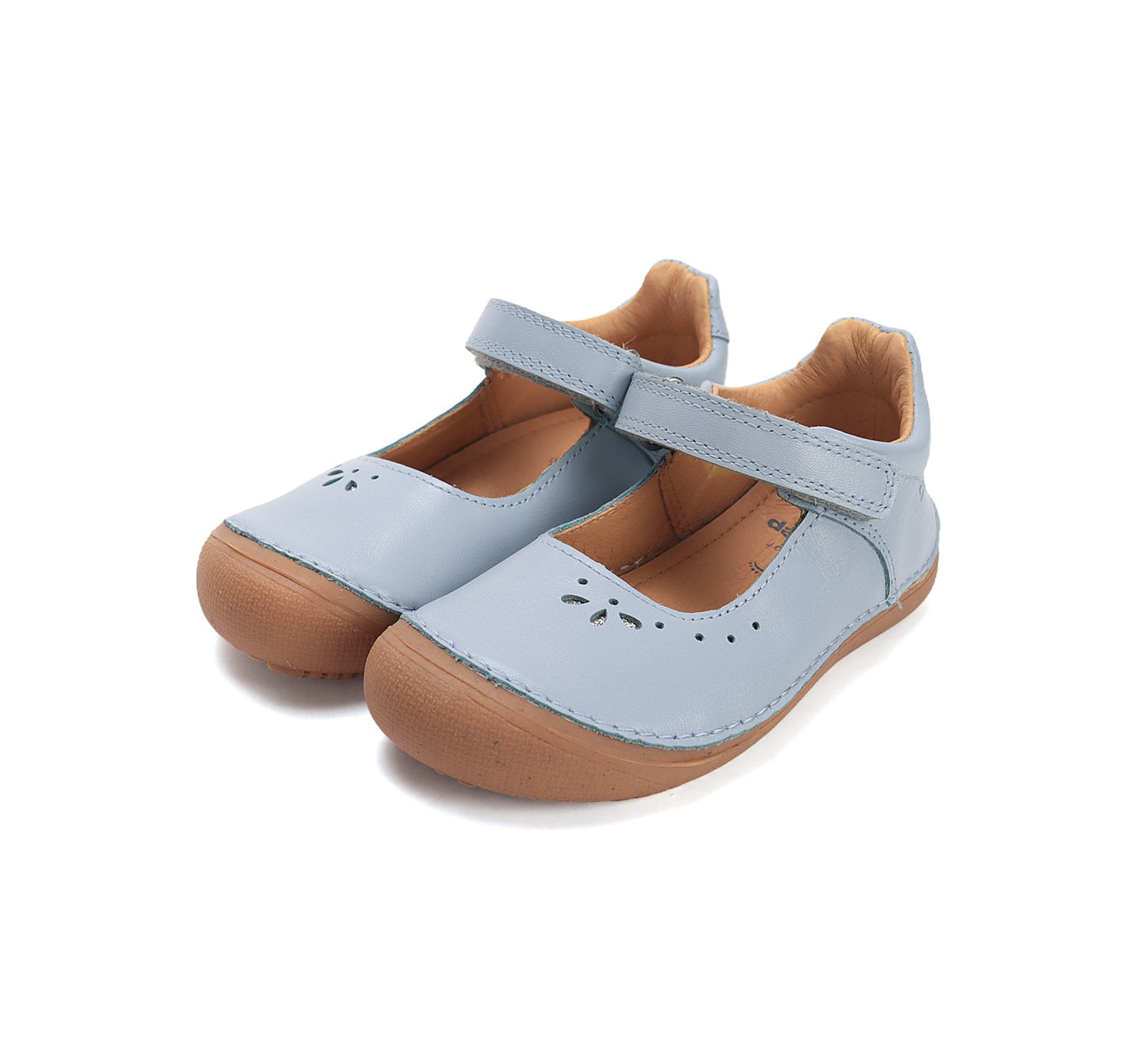 D.D.Step barefoot basutės mergaitėms melsvos H063-61295M