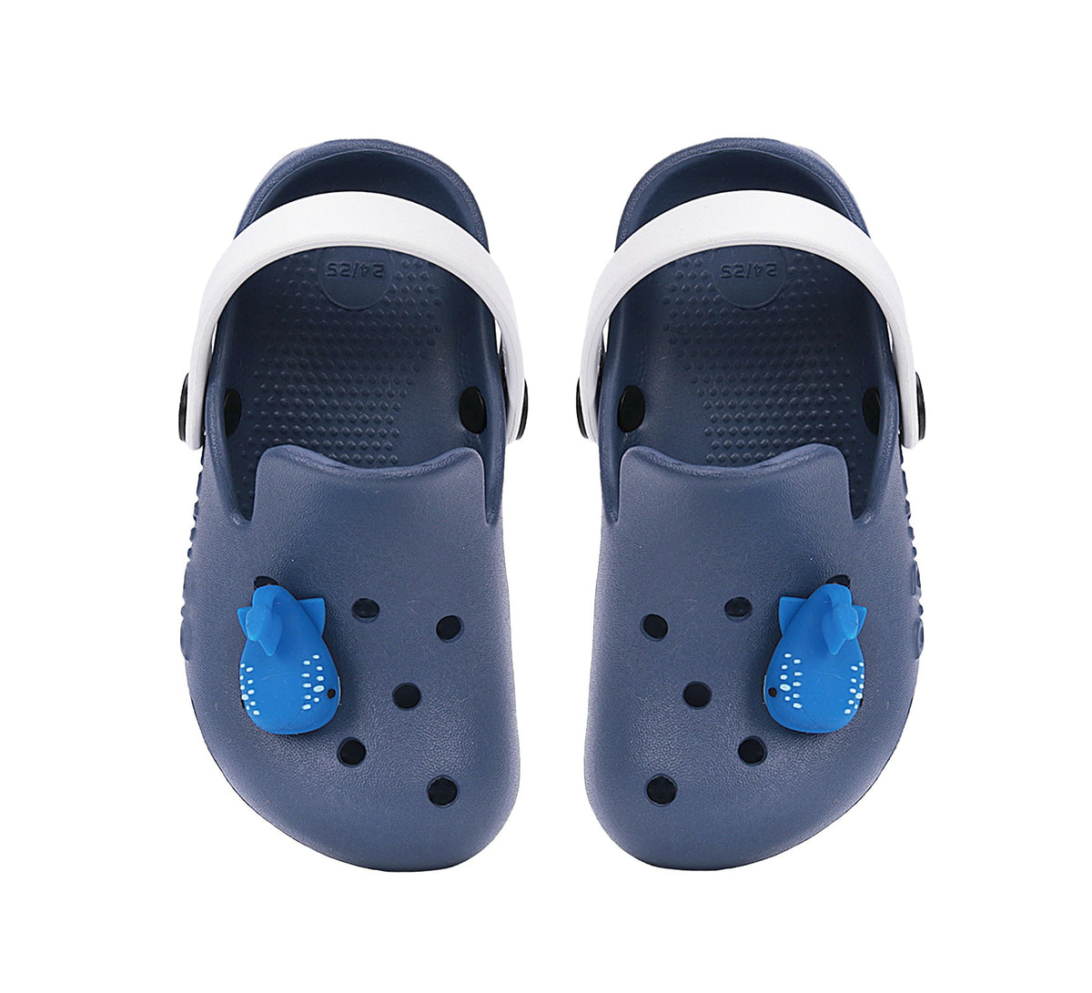 D.D.Step Sandals for Boys, Blue Clogs J109-61142A