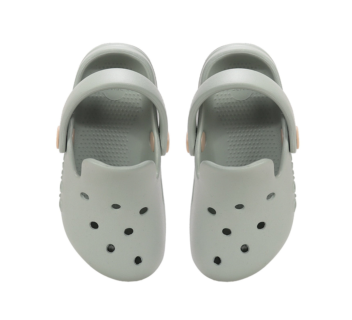 D.D.Step Sandals for Girls Grey Clogs J109-61347A