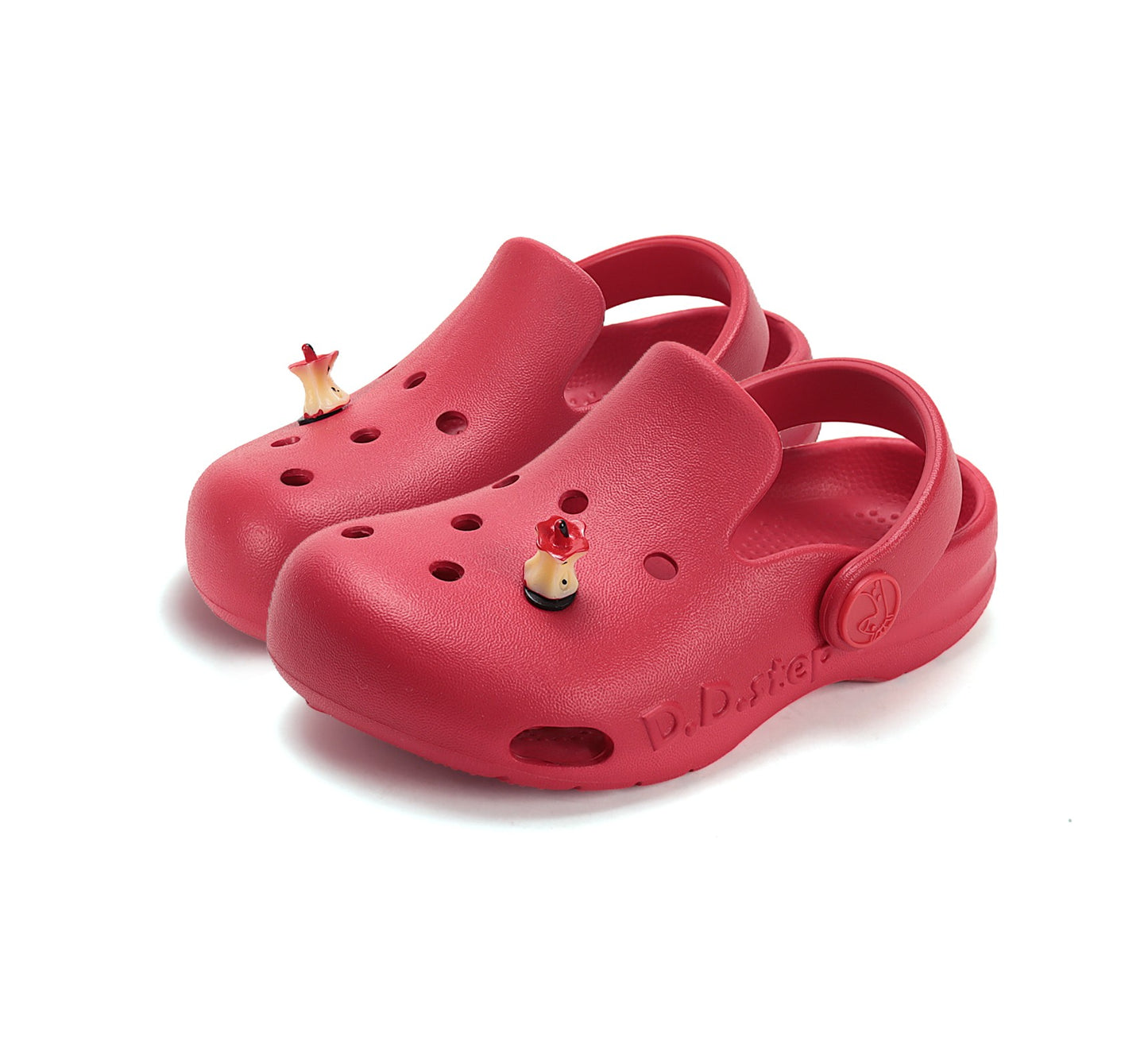 D.D.Step Sandals for Girls Red Clogs J109-61546