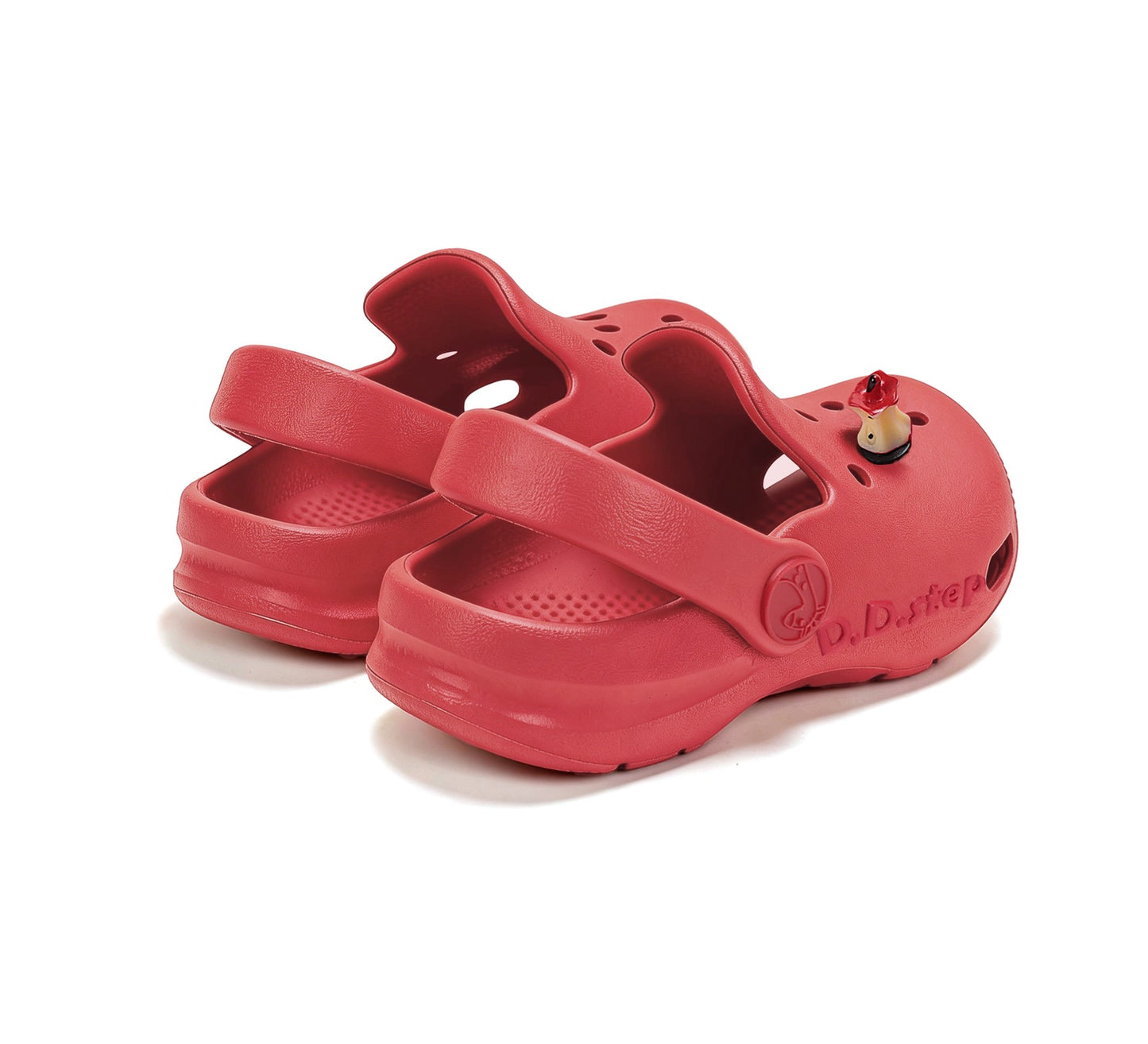 D.D.Step Sandals for Girls Red Clogs J109-61546
