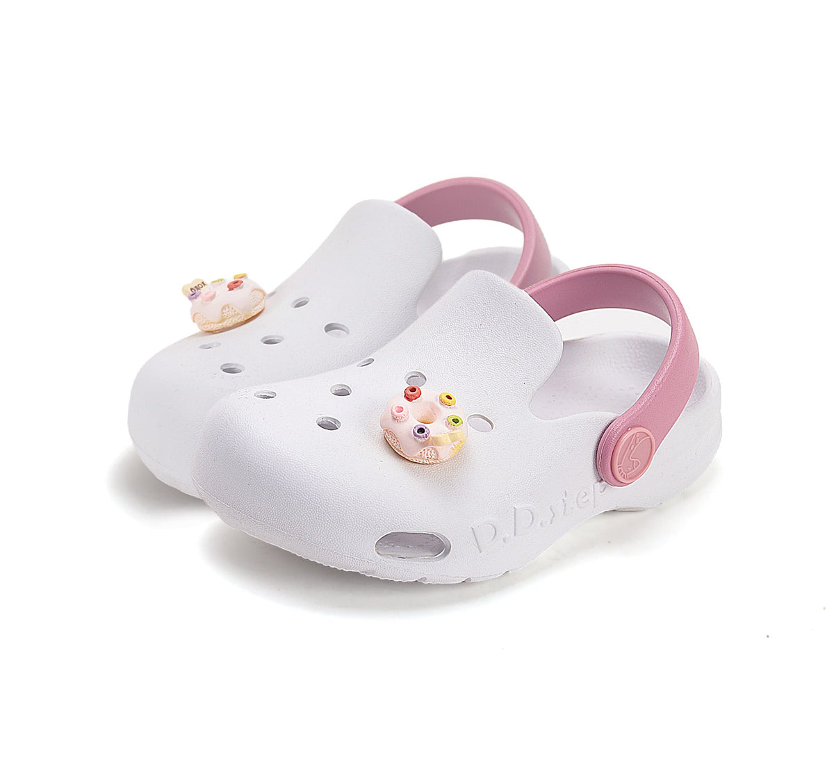 D.D.Step basutės mergaitėms baltos klumpės J109-61587