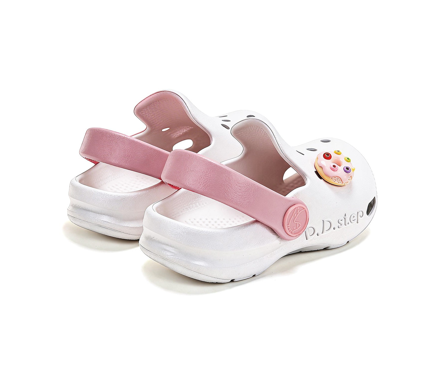 D.D.Step basutės mergaitėms baltos klumpės J109-61587
