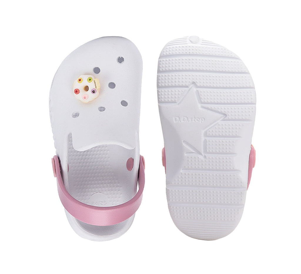 D.D.Step босоножки для девочек, белые, J109-61587