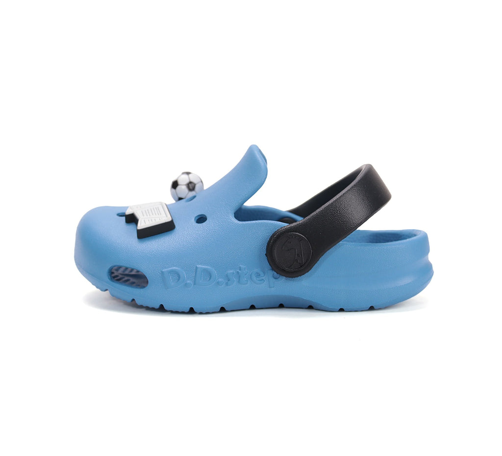 D.D.Step Sandals for Boys, Blue Clogs J109-61661