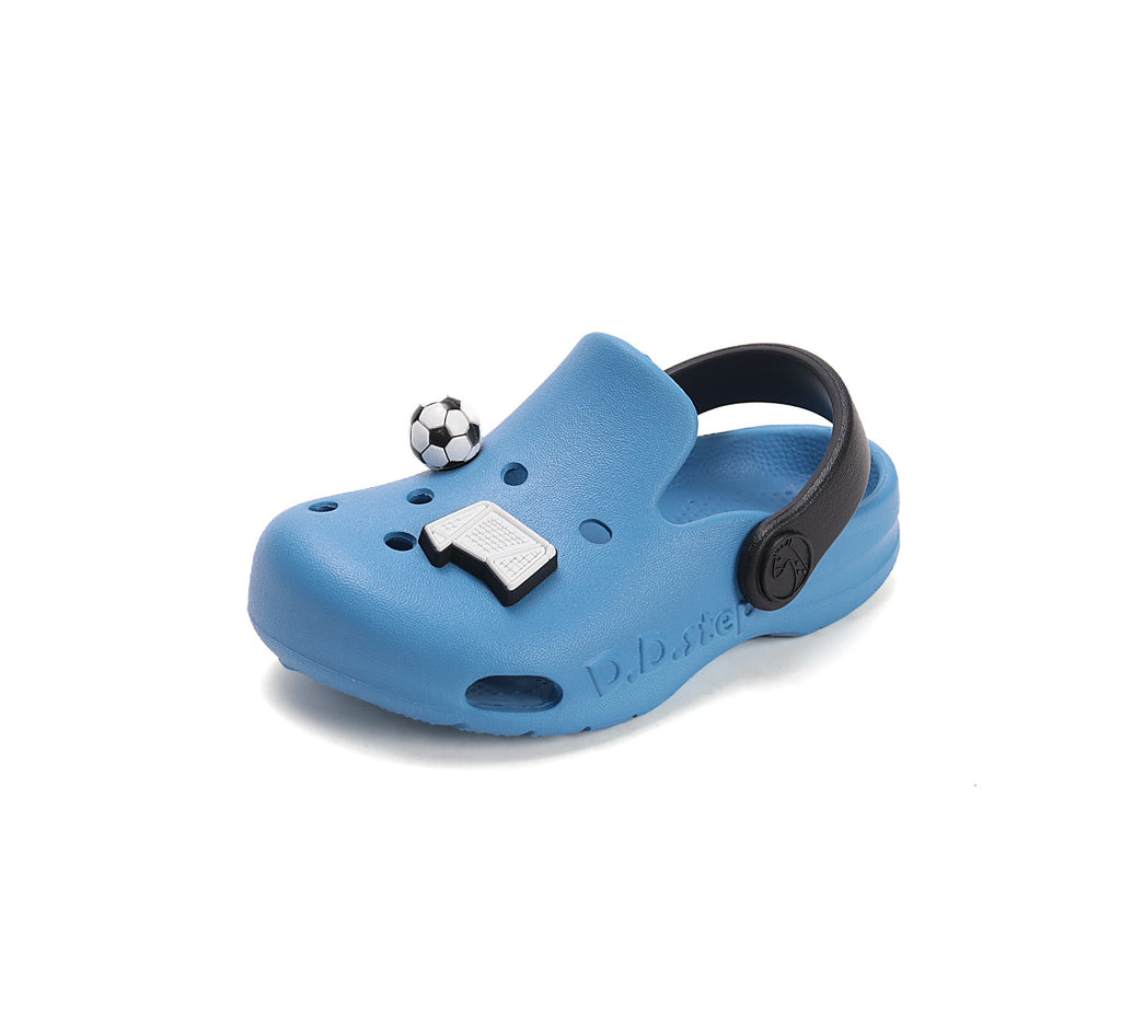 D.D.Step Sandals for Boys, Blue Clogs J109-61661