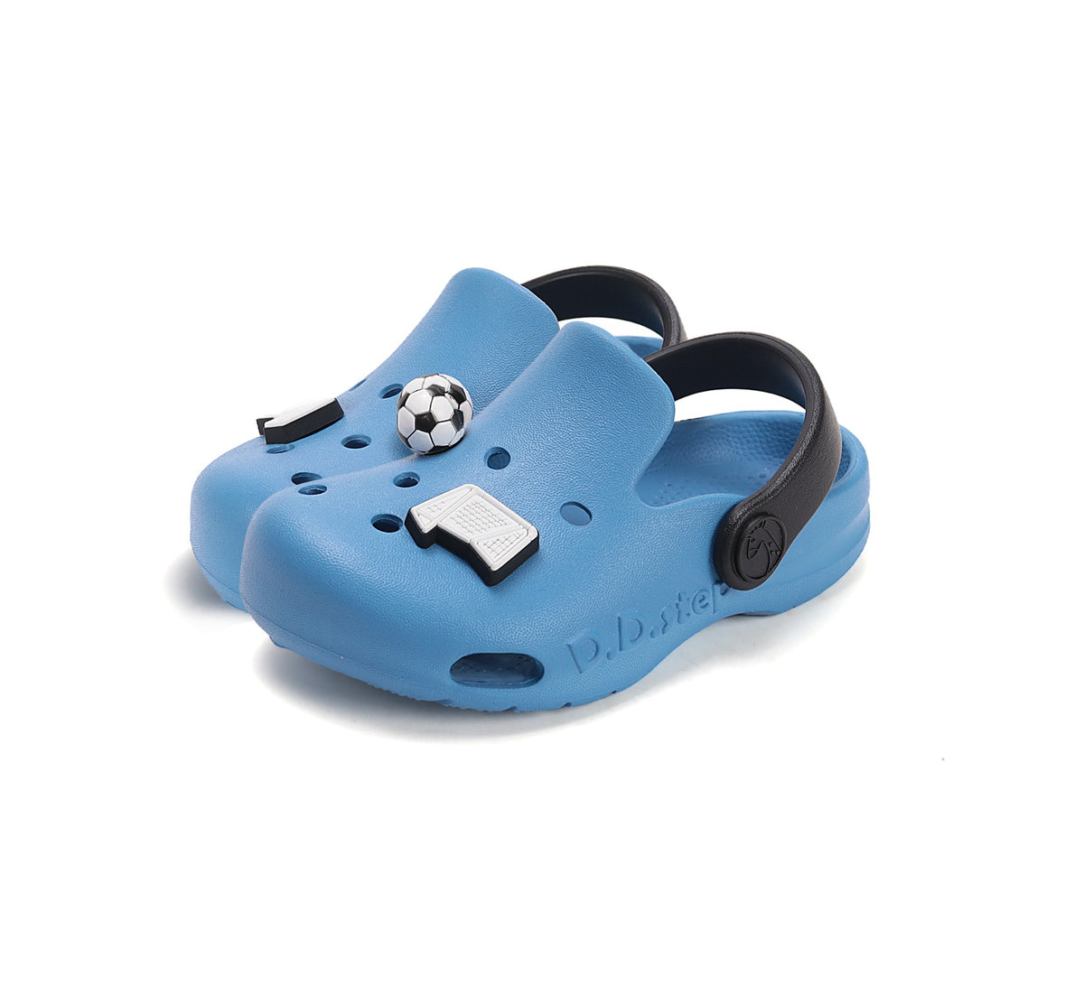 D.D.Step Sandals for Boys, Blue Clogs J109-61661