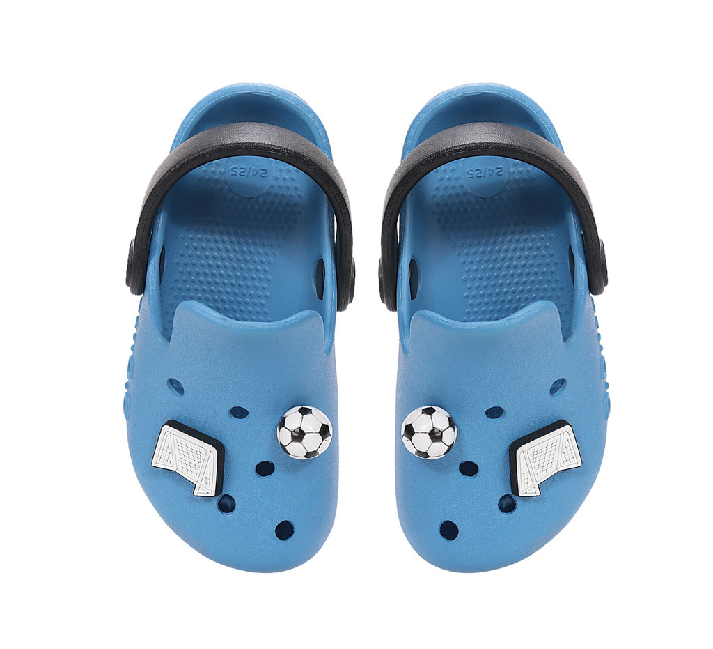 D.D.Step Sandals for Boys, Blue Clogs J109-61661