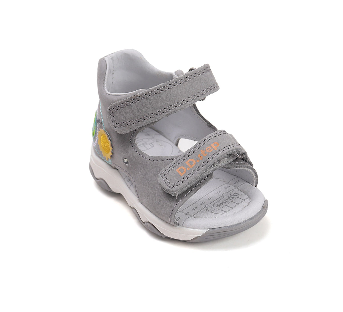 D.D.Step LED sandals for boys grey G064-61462A