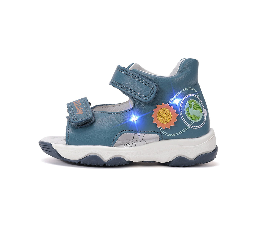 D.D.Step LED sandals for boys blue G064-61462
