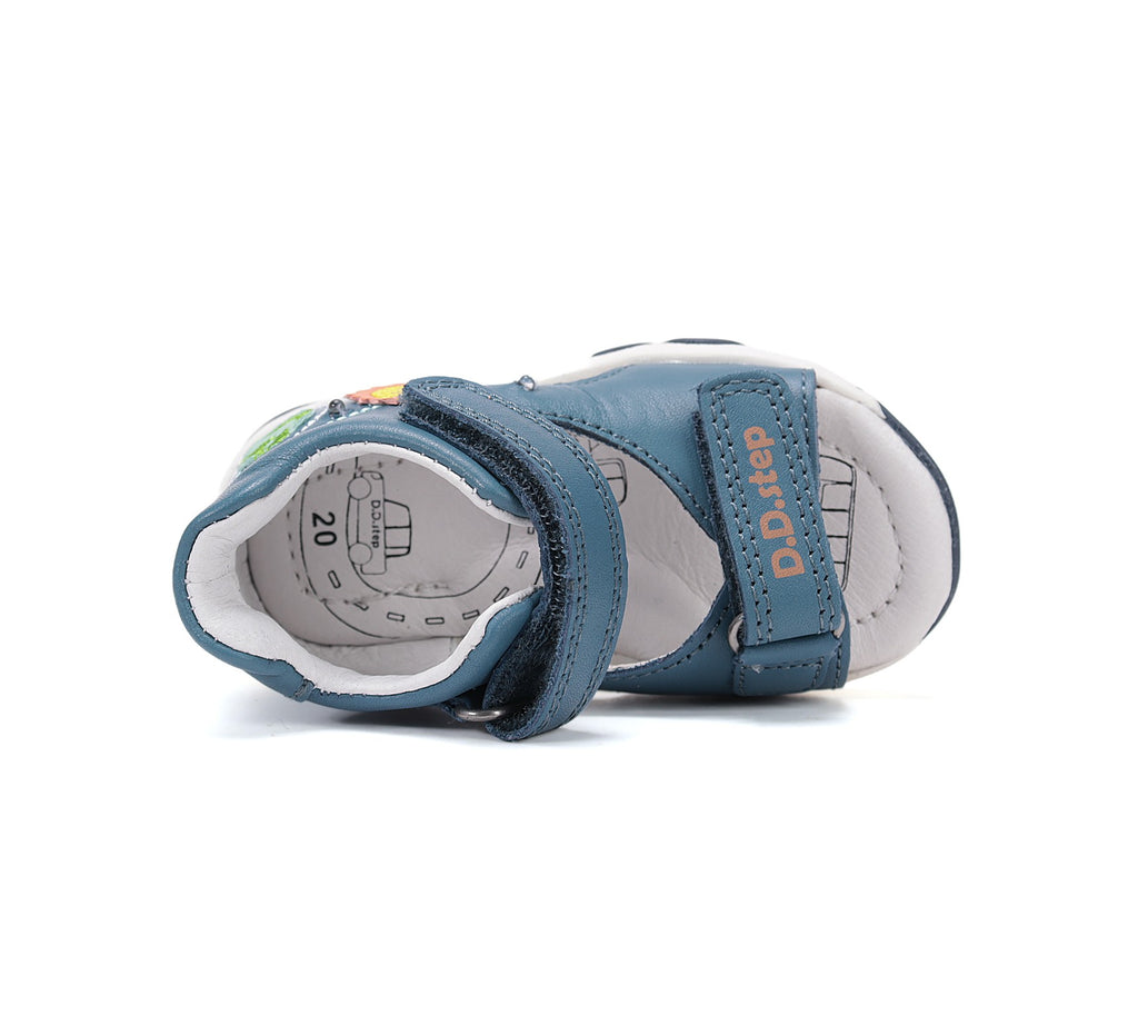 D.D.Step LED sandals for boys blue G064-61462