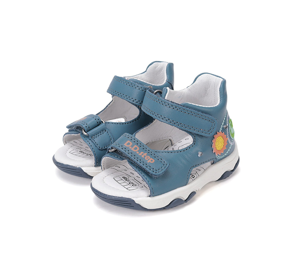 D.D.Step LED sandals for boys blue G064-61462