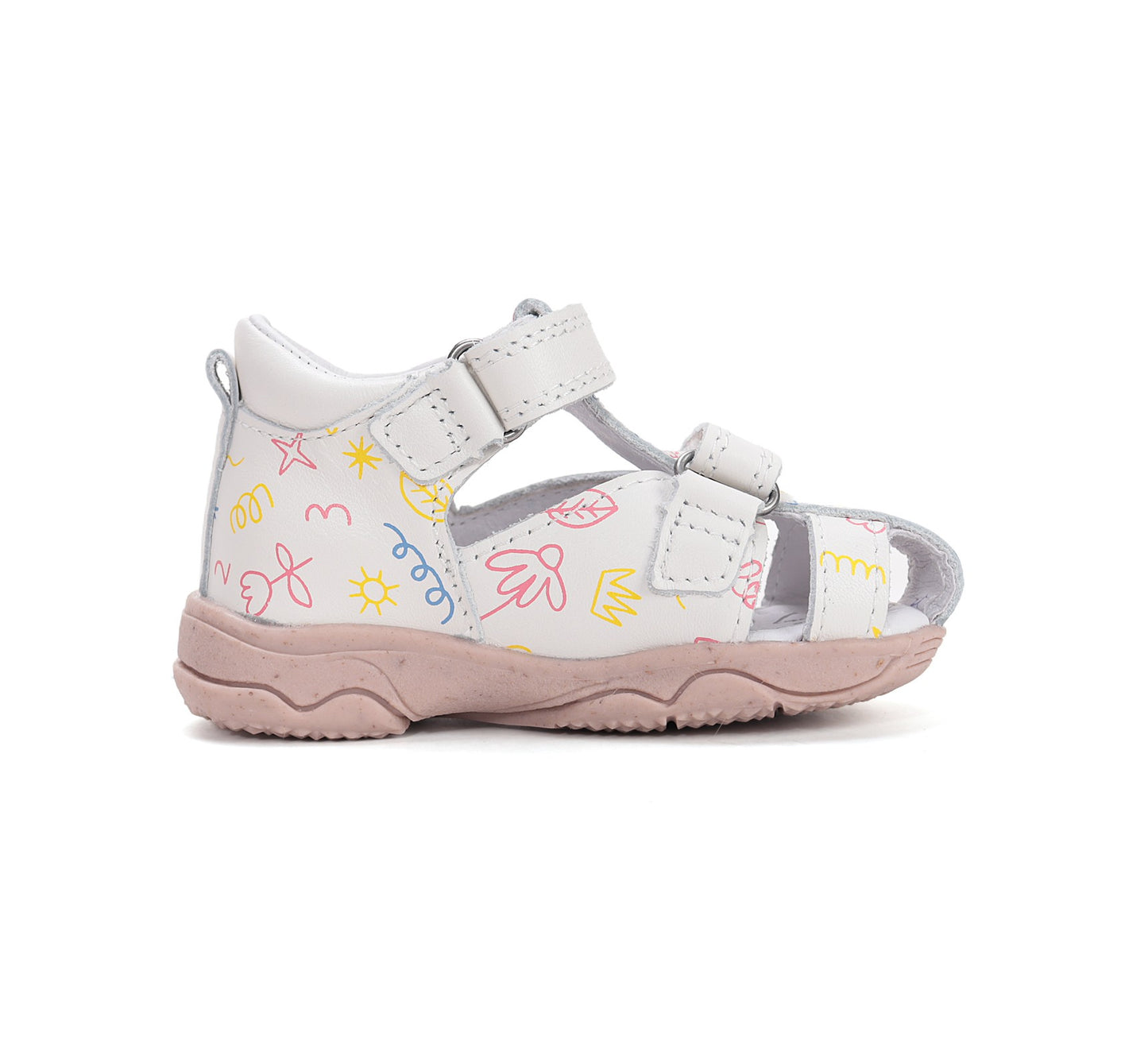 D.D.Step Sandals for Girls White G064-61994