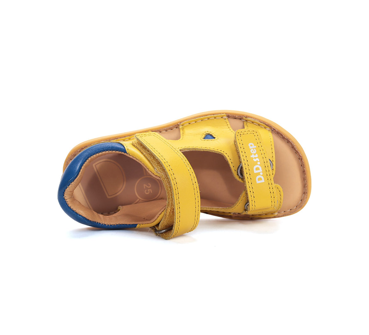D.D.Step barefoot босоножки для мальчиков желтые G076-61262AL