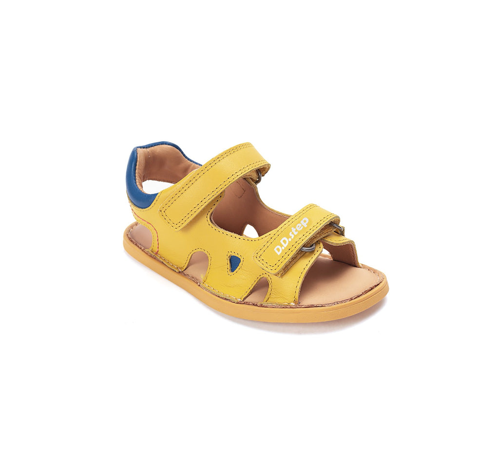 D.D.Step barefoot босоножки для мальчиков желтые G076-61262AL