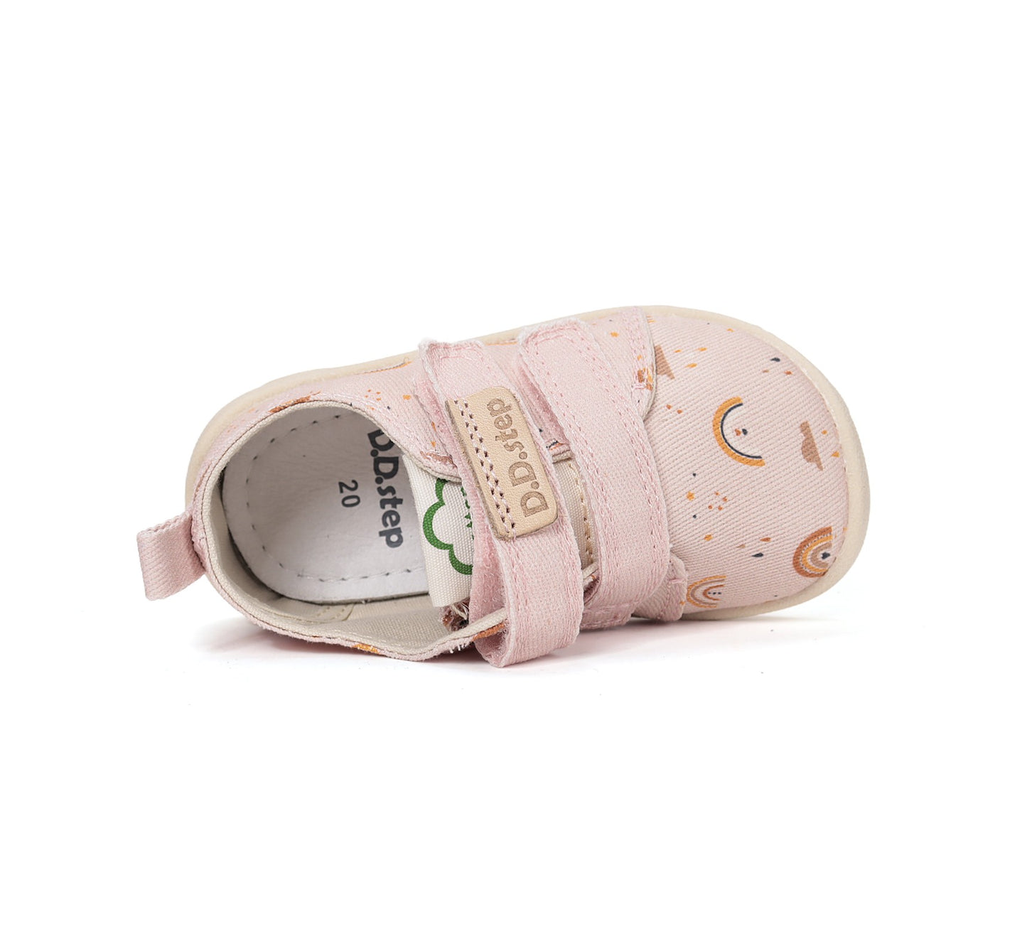 D.D.Step barefoot leisure shoes for girls canvas indoor C086-61515M