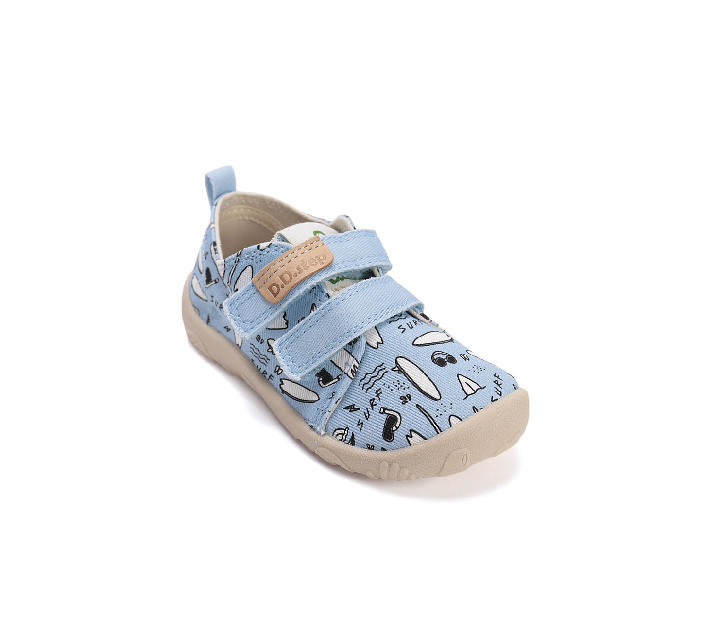 D.D.Step barefoot leisure shoes for boys canvas indoor C086-61877AM