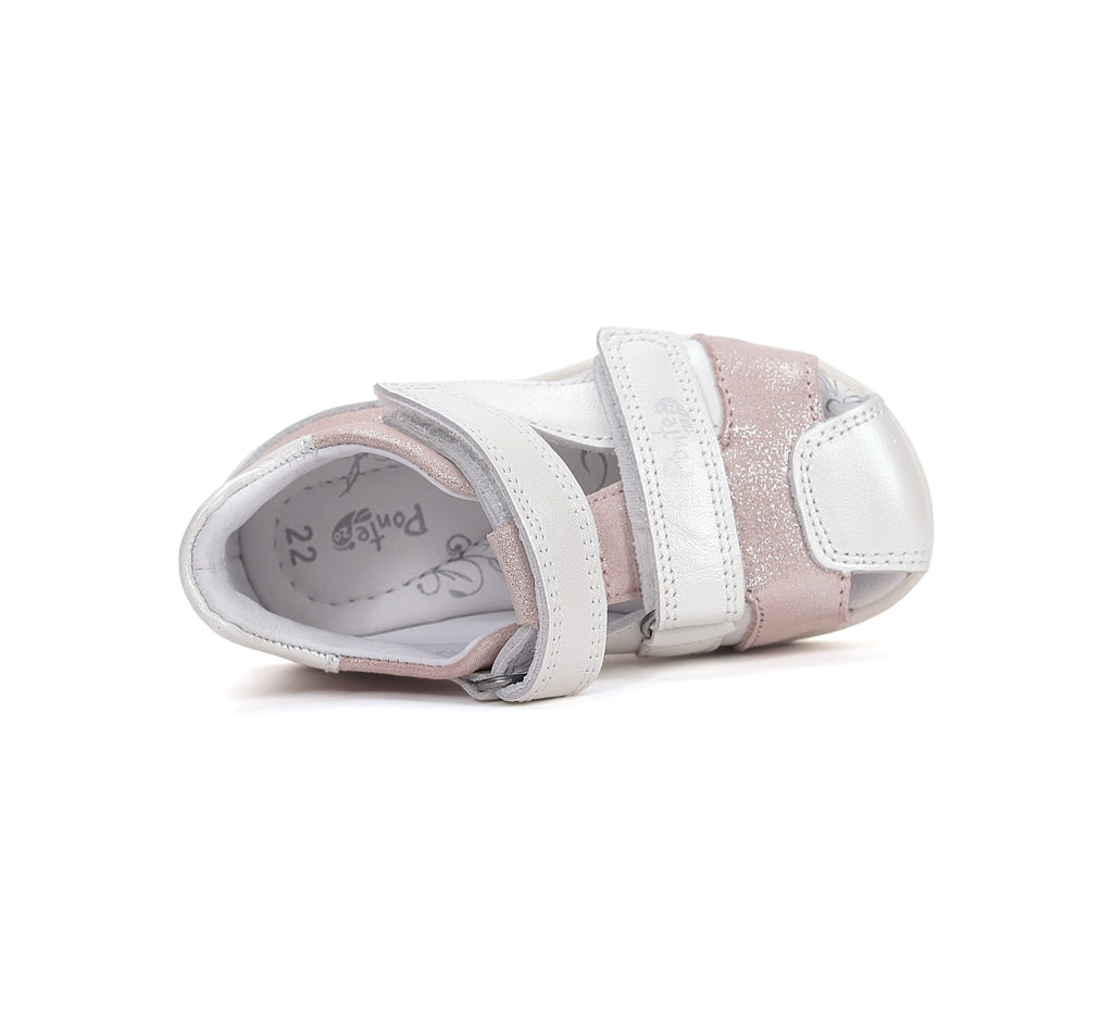 Ponte20 Girls' Silver Sandals DA05-6-1808CL