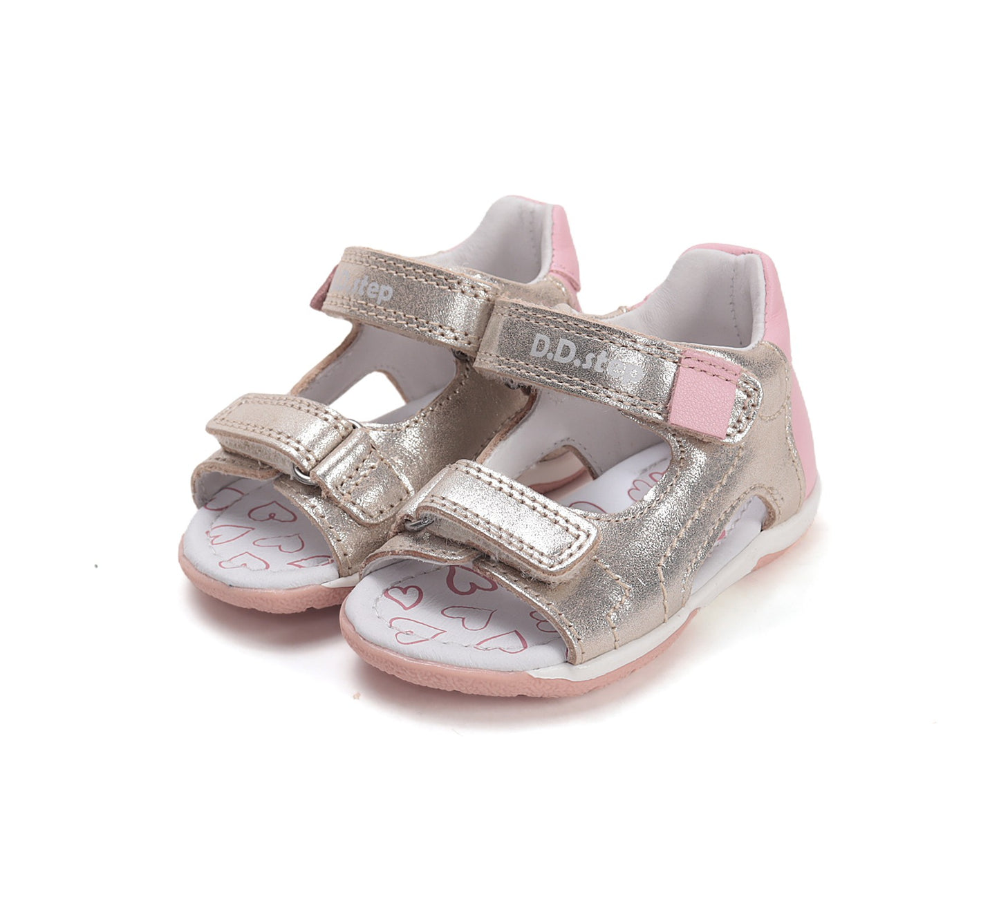 D.D.Step Girls' Shiny Sandals G111-61179FM