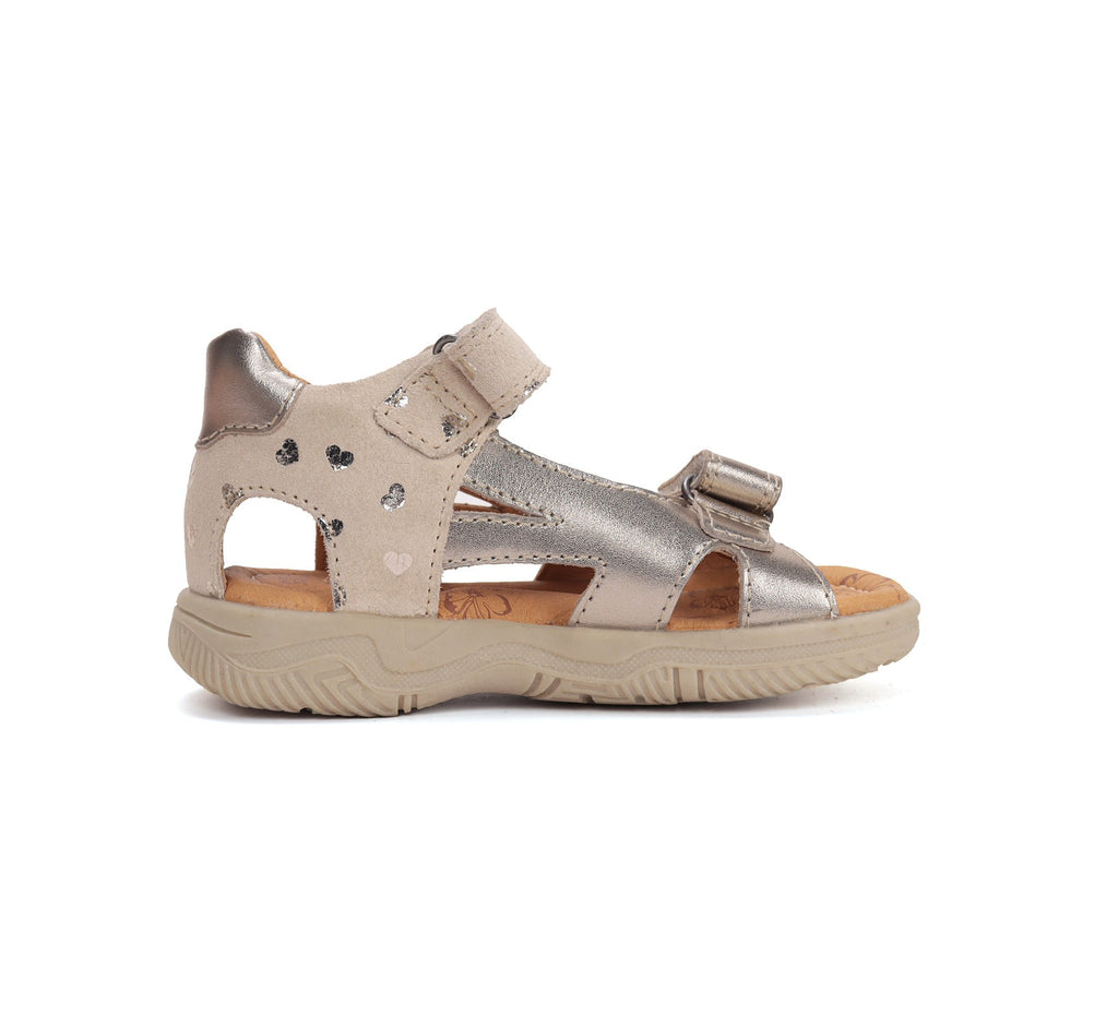D.D.Step Sandals for Girls Gold G103-61935CM
