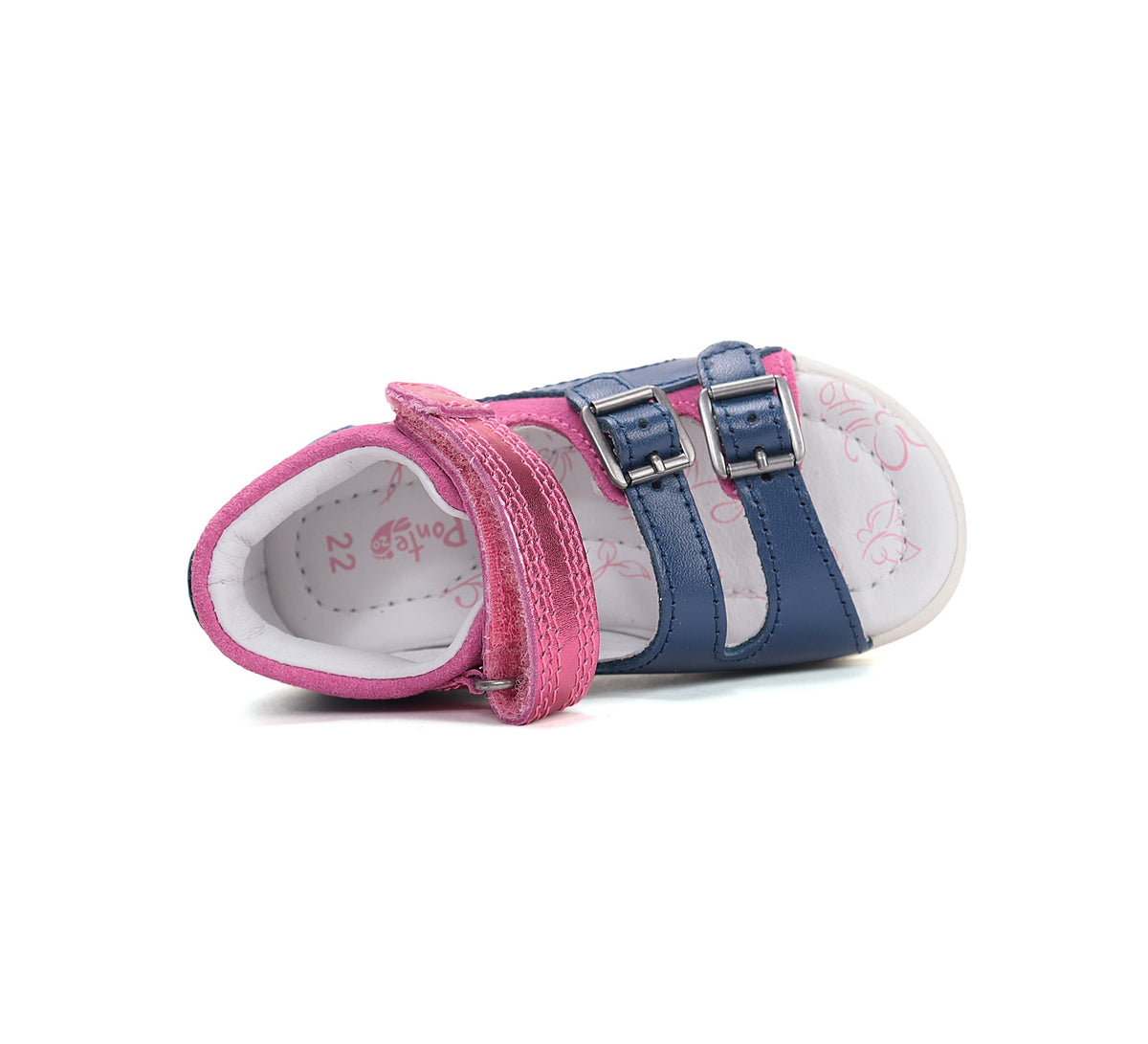 Ponte20 blue sandals for girls DA05-6-1893BL