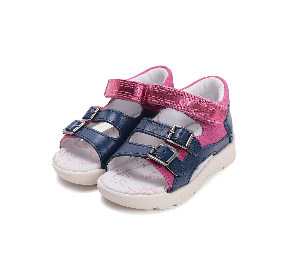 Ponte20 blue sandals for girls DA05-6-1893BL