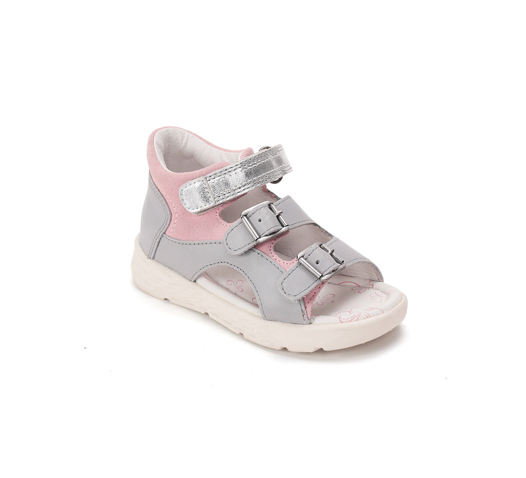 Ponte20 Girls' Grey Sandals DA05-6-1893C