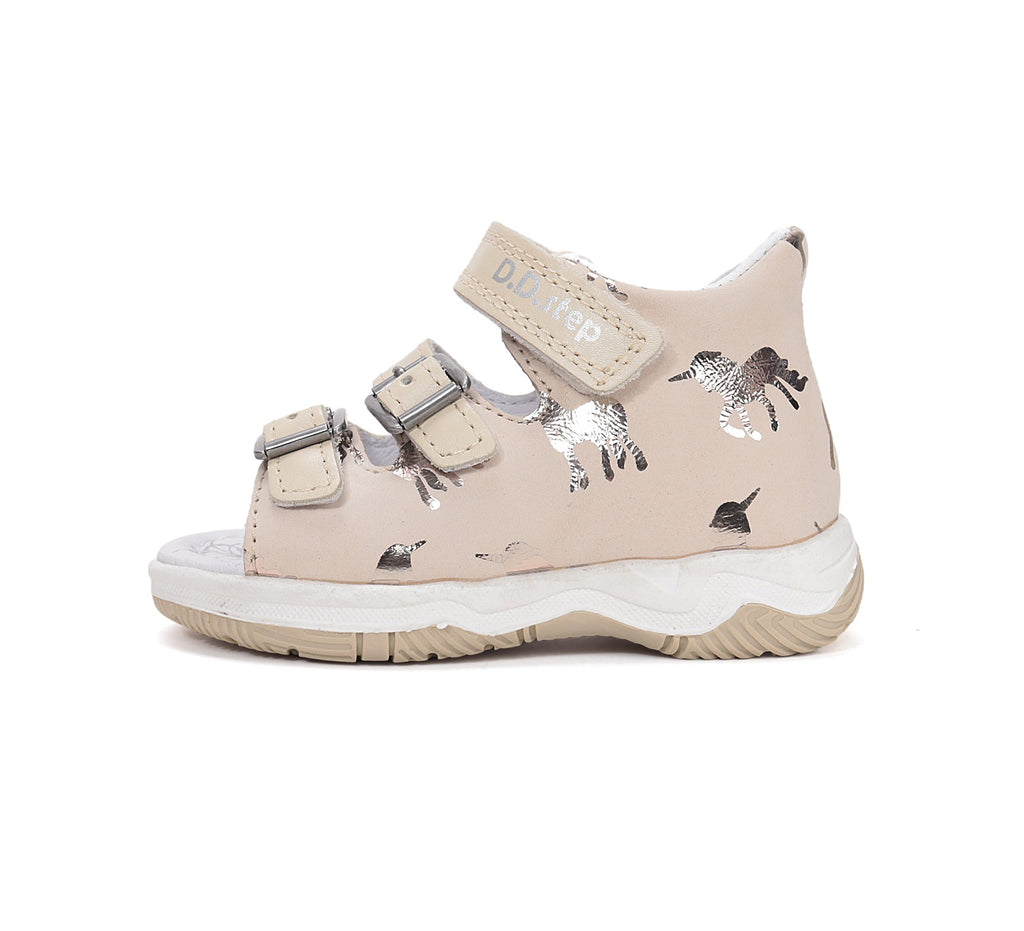 D.D.Step босоножки для девочек кремовые G103-61115BM