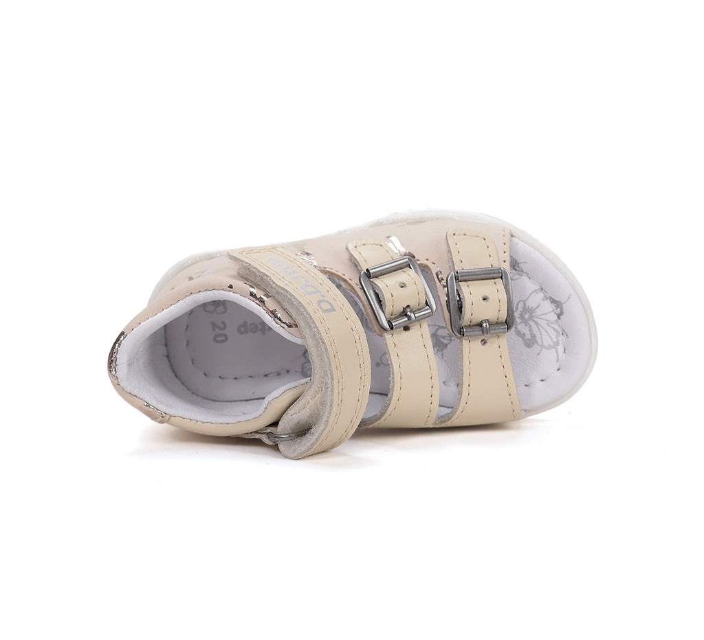 D.D.Step босоножки для девочек кремовые G103-61115BM