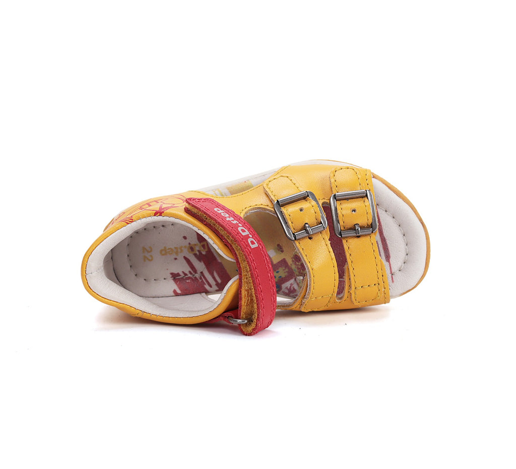 D.D.Step boys' sandals yellow G111-61699BM