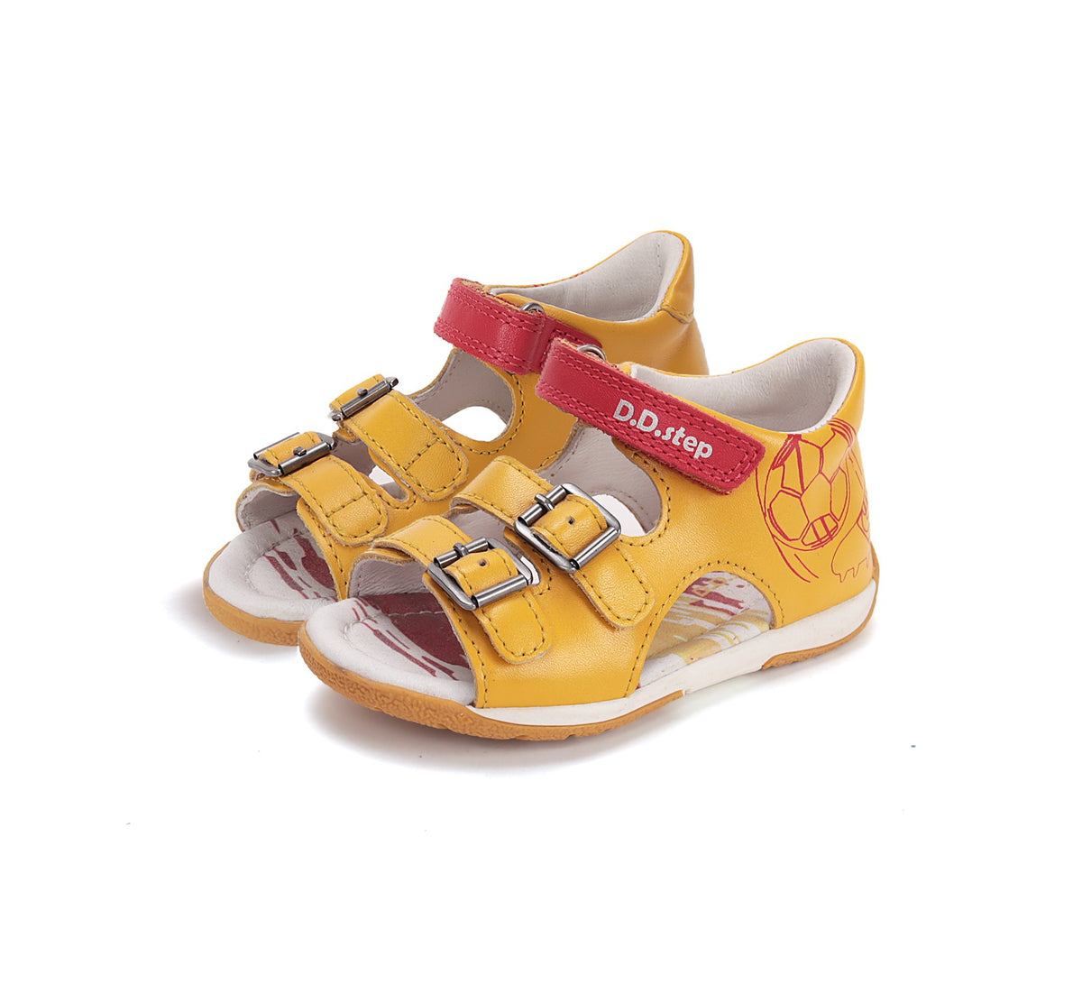 D.D.Step boys' sandals yellow G111-61699BM