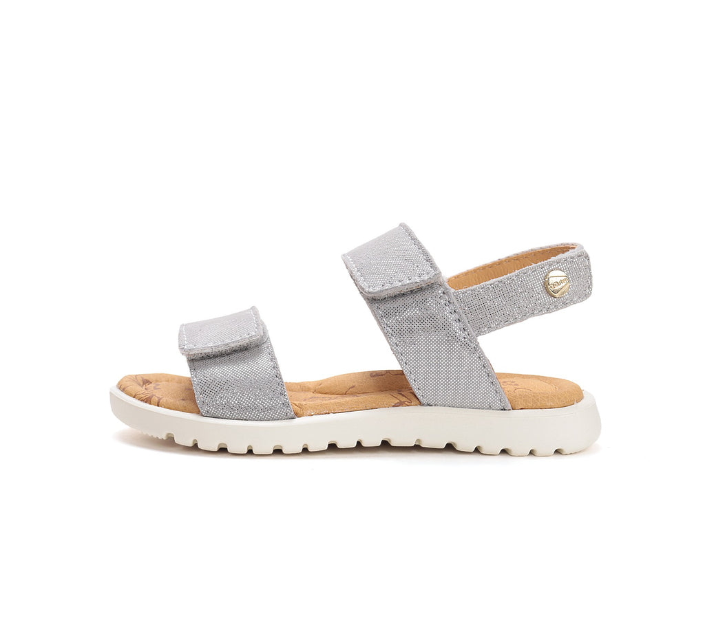 D.D.Step босоножки для девочек серебристого цвета G055-61241BL