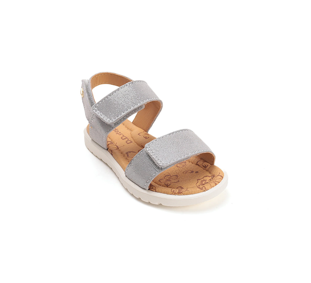 D.D.Step босоножки для девочек серебристого цвета G055-61241BL
