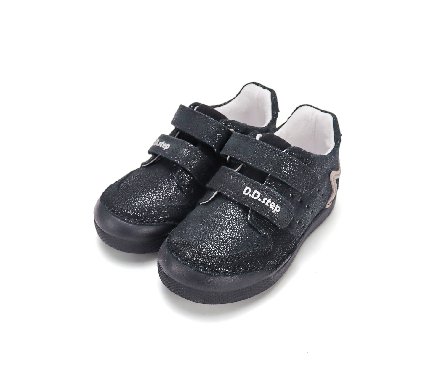 D.D.Step LED laisvalaikio batai mergaitėms juodi S068-62702AM